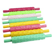 Rolling Pin Fondant Cake Sugarcraft Embossed Decorating