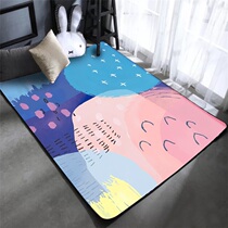 ins Nordic carpet living room sofa coffee table blanket bedroom full of lovely room Net Red Princess bedside carpet mat