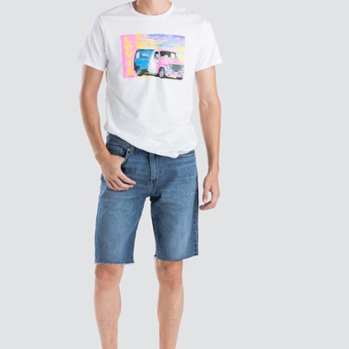 Cool City Genuine Levis Men's Cotton Fashionable and Comfortable Casual Shorts 28721 0017