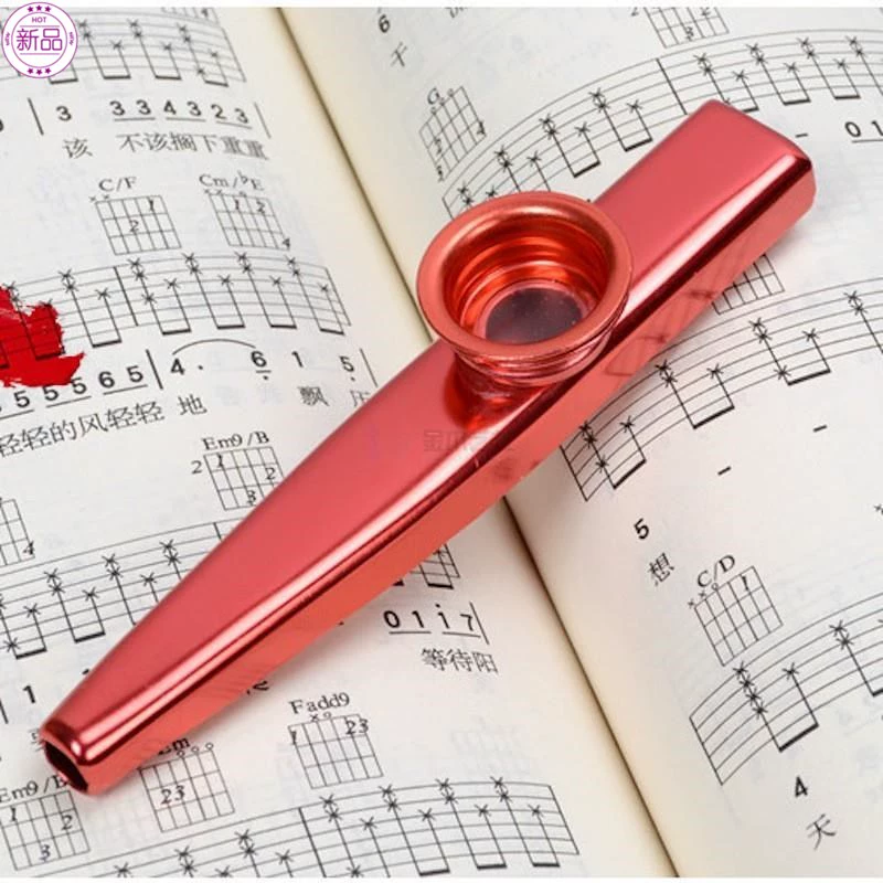 Kazoo Portable Kazoo Metal Professional Chơi sáo - Nhạc cụ phương Tây