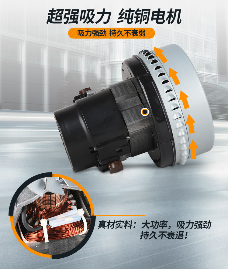 robot hút bụi roomba Máy hút bụi thùng Jieba BF501 công suất cao thương mại mạnh mẽ máy hút nước gia đình cửa hàng rửa xe gia đình 2000W - Máy hút bụi mua robot hút bụi lau nhà trả góp