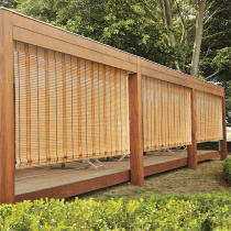 Mildew-proof and waterproof curtain roller curtain partition outdoor corridor blackout balcony outdoor courtyard pavilion bathroom curtain