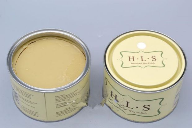 British HLS Harris red acid branch rosewood mahogany furniture beeswax maintenance polished solid wax color full