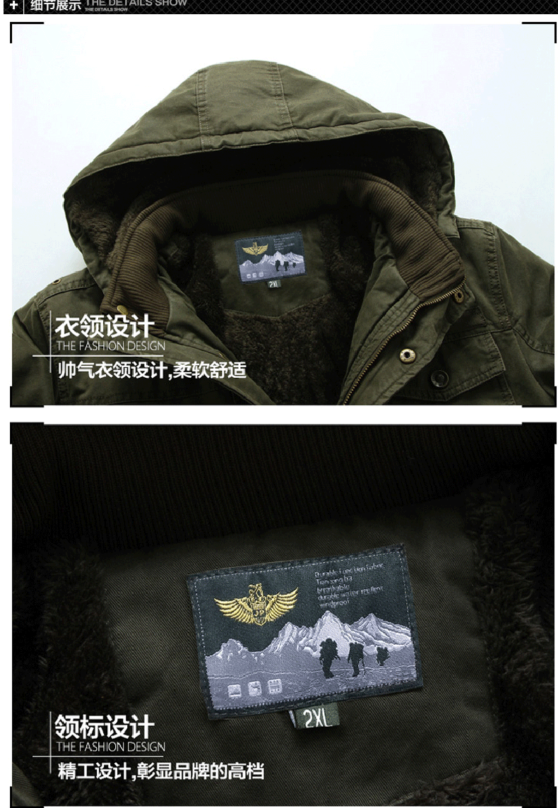 Blouson hiver pour homme en Coton - Ref 3115176 Image 20