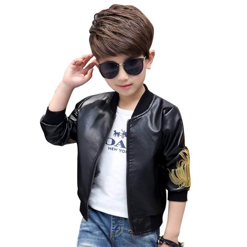 Boys jacketboys áo khoác vào mùa đông mặc 2019 mùa thu và mùa đông trẻ em mới lớn cho trẻ em cộng với áo khoác nhung da.