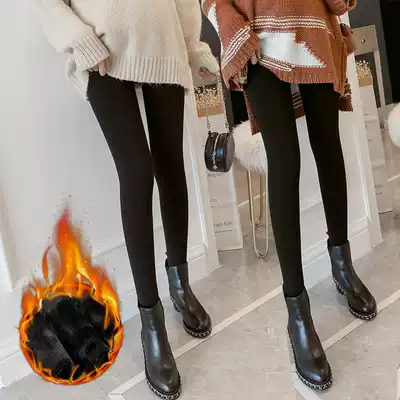 Pregnant women's underwear socks autumn and winter pants plus velvet thickened winter pregnant women's pantyhose pantyhose one-piece Tossing socks
