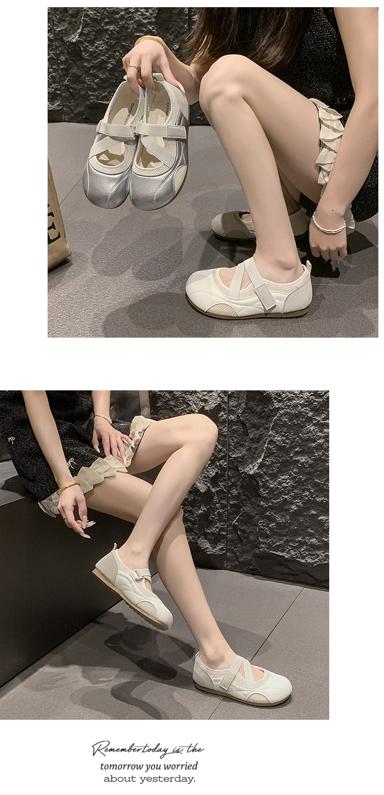 Girls' Sandals 2026 Autumn New Style Children's Closed-Toe Hollow Mesh Shoes for Older Kids, Breathable and Beautiful — 2