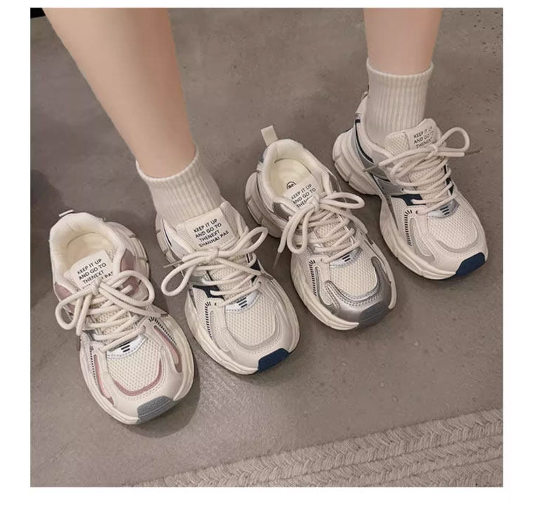 女童鞋子2026秋季新款中大童老爹鞋高颜值儿童运动鞋女孩网面透气 — 18