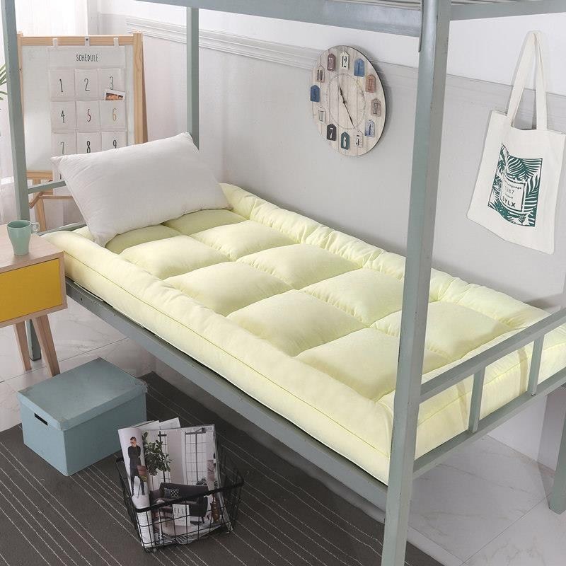 Pad đang ngủ pad 1.3 học sinh trung học cơ sở ký túc xá giường đơn nệm mùa đông ấm siêu dày tiêu chuẩn âm thanh nổi đơn - Nệm đệm lò xo everon