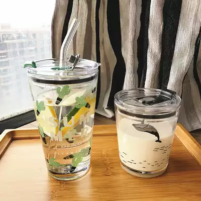 Milk cup Breakfast cup household yogurt oatmeal bowl Portable spoon with lid large capacity water cup 2019 new