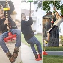 Cross-border childrens swing size disc swing chair indoor outdoor climbing rope swing accessories