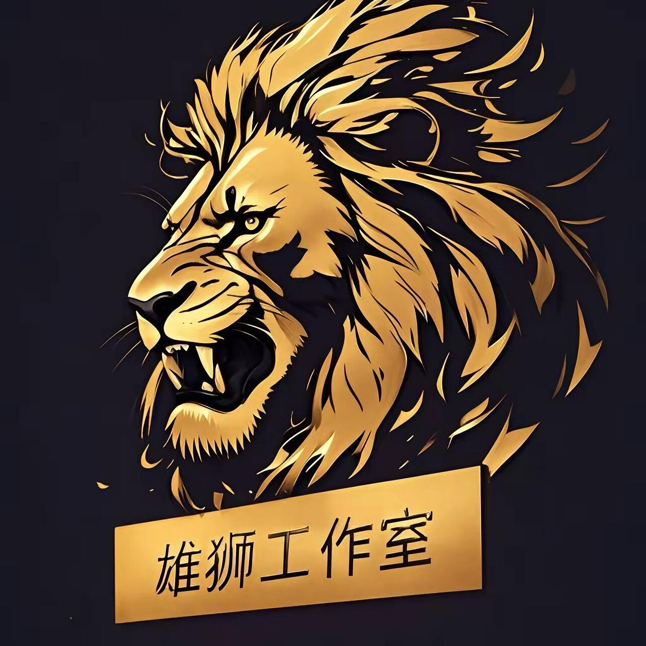 雄狮工作室的LOGO