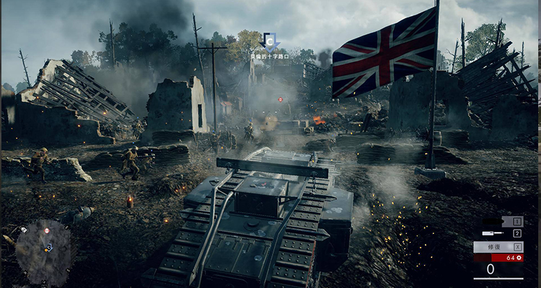 Trò chơi Sony PS4 Battlefield 1 Battlefield Battlefield1 Phiên bản thường niên BF1 Phiên bản Trung Quốc - Trò chơi dia game ps4