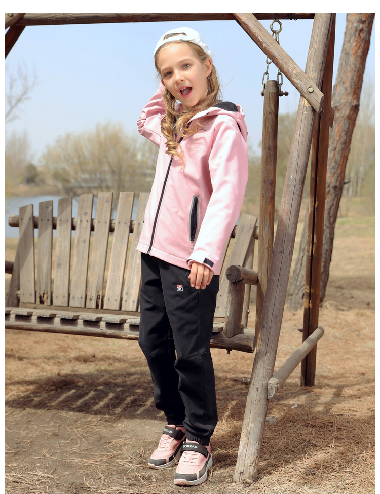 Toread Kids 探路者 19年秋季新款 儿童连帽防风保暖软壳外套 天猫优惠券折后¥169包邮(¥199-30)男、女童100-170cm多色可选 2件低至¥119/件