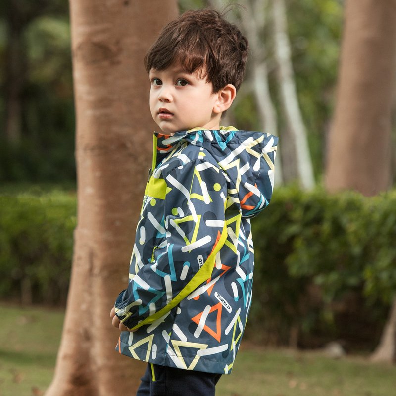 Toread Kids 探路者 18年款 户外探索系列 儿童单层防泼水冲锋衣 QABG85045 天猫优惠券折后￥149包邮（￥249-100）100~130码2色可选