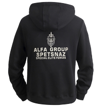 Alpha signal flag ALFA GROUP recognizes short sleeve club sweatshirt with hat army camouflak