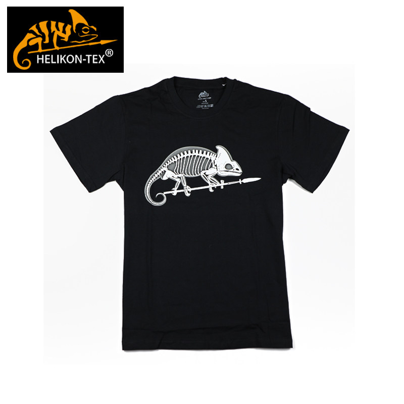 Helikon Army fan Chameleon T-shirt men's outdoor pure cotton breathable sweat-absorbing short-sleeved round neck thin section