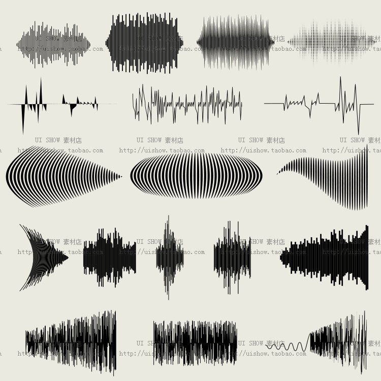 声音道轨迹波纹纹理图案波形图震动形状背景示意设计矢量图片素材 商务/设计服务 设计素材/源文件 原图主图