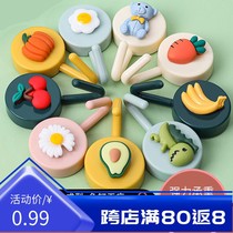 Cute creative powerful free of punching without marks viscose Dormitory Bedroom Bathroom kitchen door rear wall Aesthetically Sticky Hook