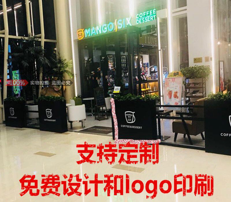 Creative American country outdoor wrought iron flower box galvanized plate flower pot flower stand bonsai flower flower bucket flower tank flower device