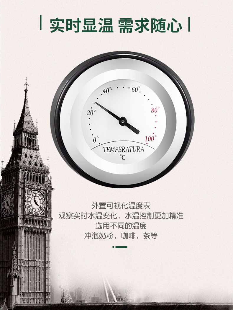 美国 Skywolf 工业风电热水壶 英国Strix温控器 304不锈钢 图6