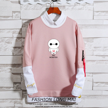 【2件套】男士韩版潮流宽松卫衣长裤