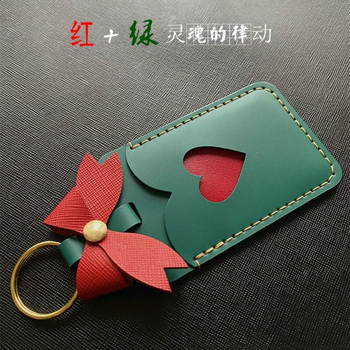 Оригинальный кожаный картхолдер ручной работы, комплект, ремешок, из натуральной кожи, японские и корейские