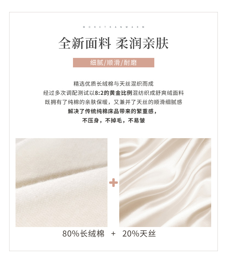 Ming có 60 ngày gia đình Silk bốn bông tấm bông 200 * 230 Li giường siêu mềm 1.8m - Bộ đồ giường bốn mảnh bộ ra nệm