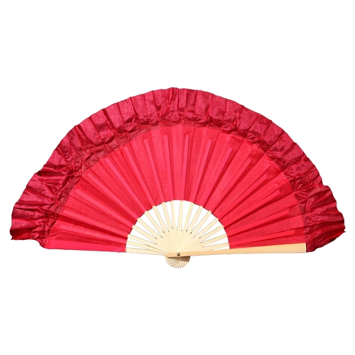 Фан -танец вентилятор двойной, насыщенный Rongchang Real Silk Children's Special Fan 8 -Inch маленький красный вентилятор Yunnan Flower Light Yangge Fan