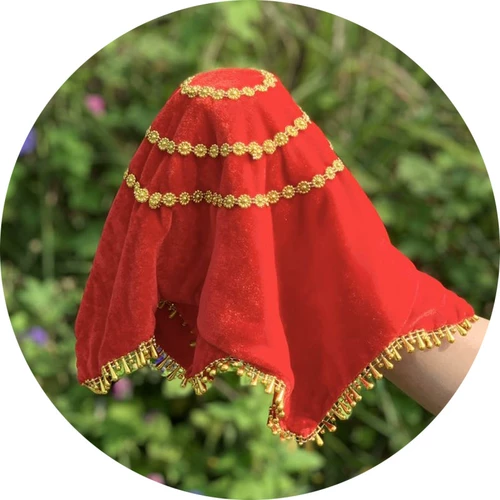 Танцевальный платок два человека, одна пара сшитых вручную цветы северо -восточного платка с восьмиугольными шарф