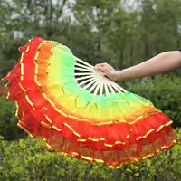 Четыре слоя зеленого и красного