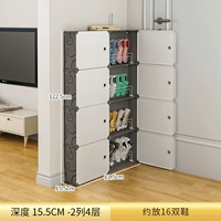 2 столбца и 4 слоя непрозрачных дверей