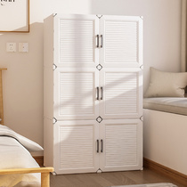 Simple wardrobe home bedroom simple modern rental room cloth hanging wardrobe sturdy durable storage cabinet