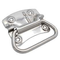 SK4-022-3S Industrial Stainless Steel Handle Kit Handle Container Cabinet Clasp Type Spring Folding Handle