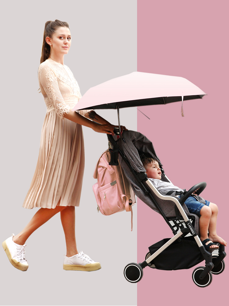 New fashion large-capacity mommy bag going out backpack going out sunshade and rain mother and baby bag with bottle heating