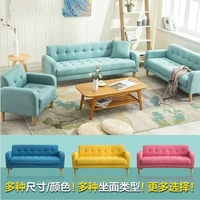 Ba phòng ngủ đơn giản sofa đơn giản khép kín ký túc xá ký túc xá nhỏ bằng da phòng khách lớn nghỉ trưa - Ghế sô pha sofa giường thông minh