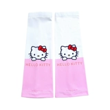 Детские мультяшные нарукавники, шелковый защитный рукав, защита от солнца, защита от ультрафиолета, свободный крой