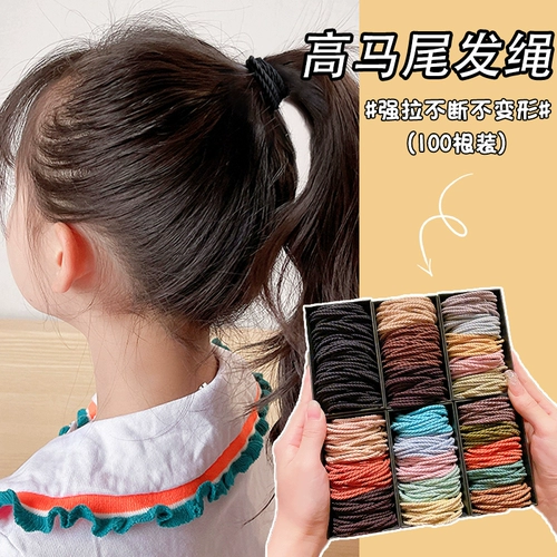 Резинка для волос, чехол, хвостик, детский аксессуар для волос, коллекция 2022