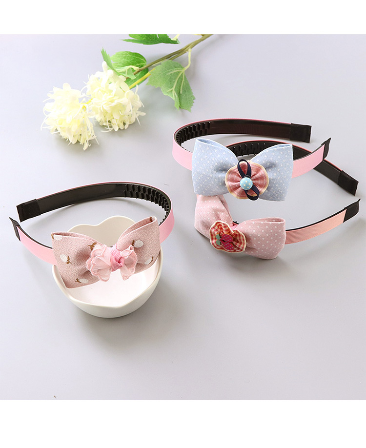 Trẻ em headband Hàn Quốc Công chúa Trượt Headband Hairpin Girls Bows Răng Ngọt Siêu Moth Headband Phụ kiện tóc - Phụ kiện tóc kẹp tóc sau