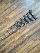 Tide hook U-shaped weaver Fork weaver scarf woolen ebony stainless steel permanent resistant