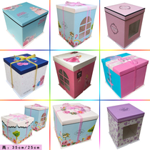 Xin Da Packaging 6 Inch 8 Inch 10 Inch 12 Inch 14 Inch Plus High Cake Box Barbie Box Full Paper Birthday Gift Box