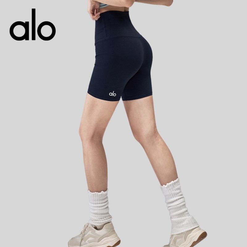 Aio Cool-Feeling High-Waisted Butt-Lifting Yoga Shorts for Running, Pilates, Cycling, and Outdoor Wear, Tight-Fitting Sports Shorts
