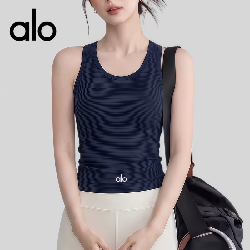 Aio Summer Quick-Drying Sports Vest for Women with Chest Pads, Shock-Proof Fitness Intimates, Pilates Training Clothes, Yoga Tops