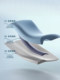 Can be given as a gift of a set of 2nd generation deep sleep pillow memory pillow case and pillow core 2026 new pillow to protect cervical vertebra and help sleep