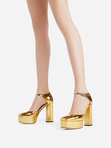 Giuseppe Zanotti Женские модные босоножки GZ на толстом каблуке с носком