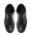 Giuseppe Zanotti Женские черные сапоги GZ Rider на резиновой подошве