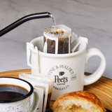 Питы пи, свежесжатая рука -приготовленная черная кофейная порошка, висящая мешка для ушей 50 г+чашка эмали