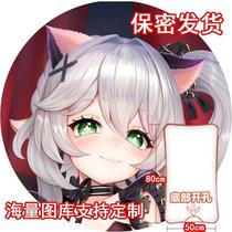 Two-dimensional anime humanoid half-body pillow with holes for adult customization from a large number of galleries