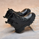 Martens, демисезонные сапоги для мальчиков, детские утепленные ботинки, 2023, мягкая подошва