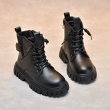 Martens, демисезонные сапоги для мальчиков, детские утепленные ботинки, 2023, мягкая подошва